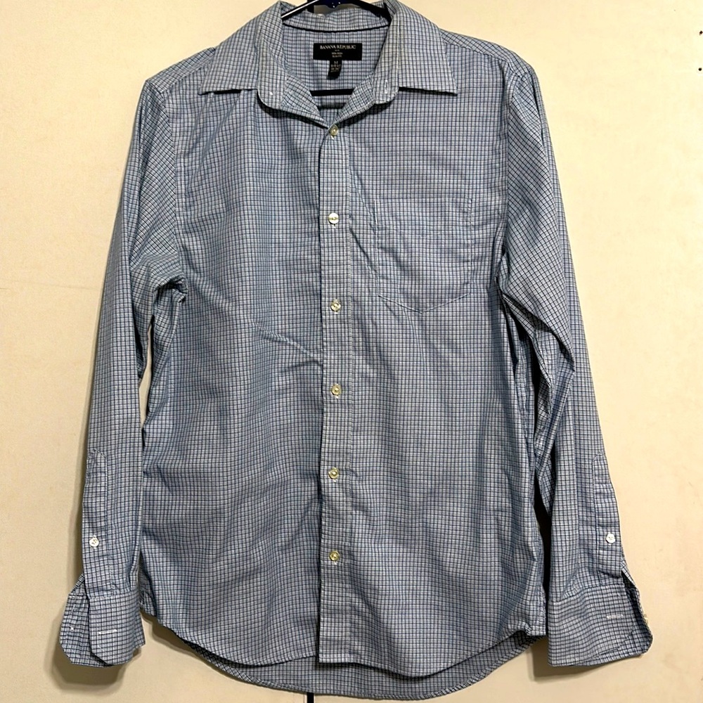 Banana Republic Non Iron Slim Fit Button Down